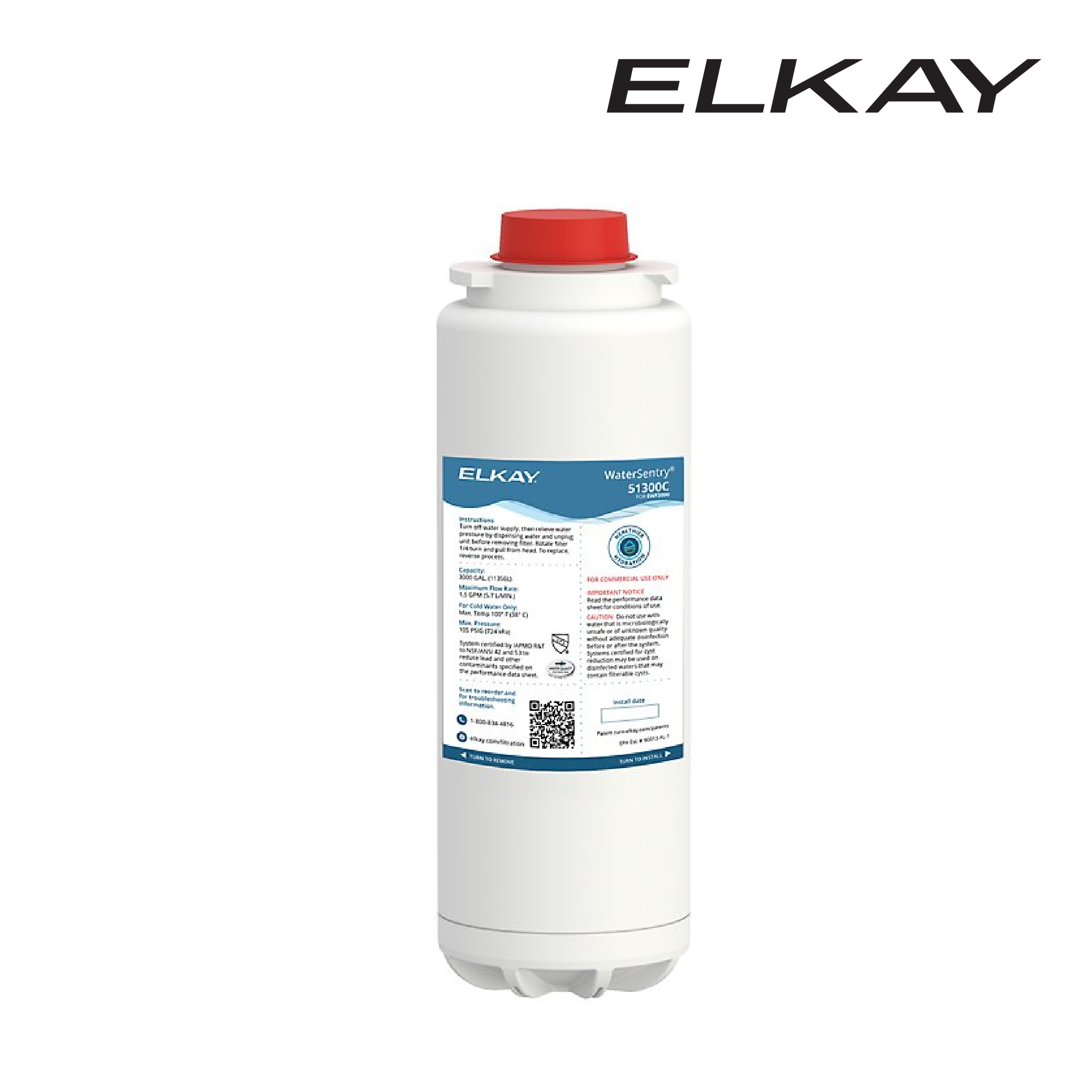 Elkay WaterSentry® Replacement Filter (Bottle Fillers & ezH2O Liv® Pro)